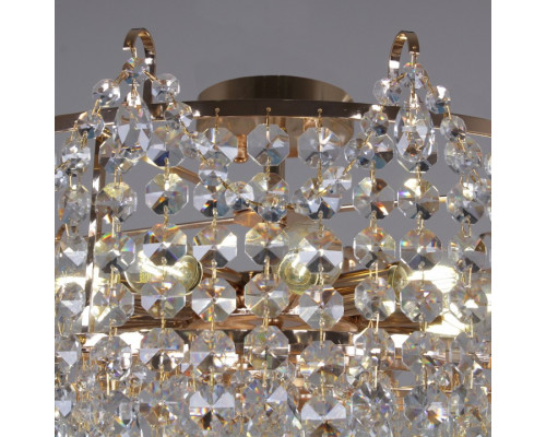 Люстра на штанге De Markt Сити 8xG9 золото 90192-0.3-08 FGD