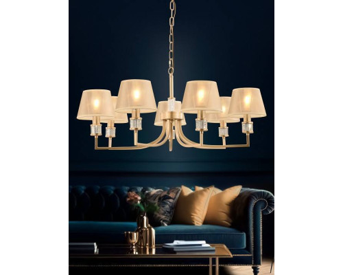 Подвесная люстра Rivoli Elinor 8хE14 40 Вт Б0055627