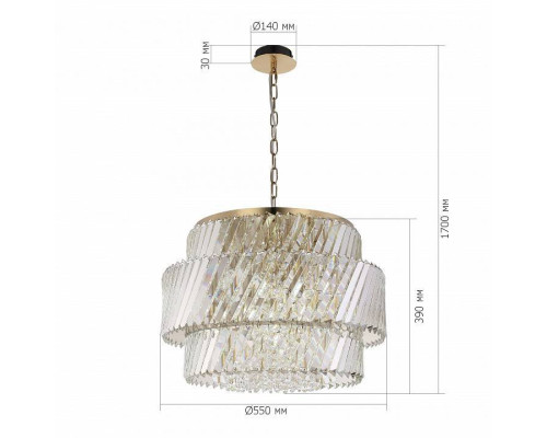 Подвесная люстра ST-Luce RITZ SL6138.303.12