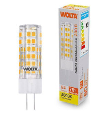 Лампа светодиодная Wolta  G4 7Вт 3000K WSTD-JC-220V7W3KG4-C
