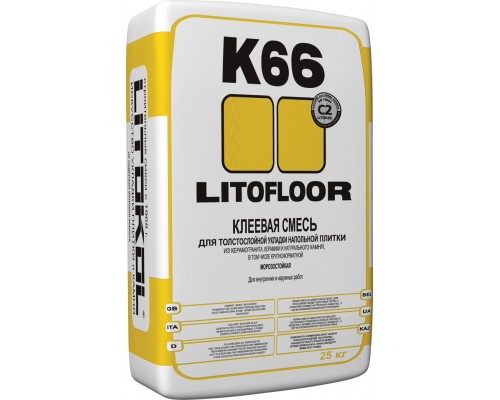 LITOFLOOR K66 клеевая смесь 25kg