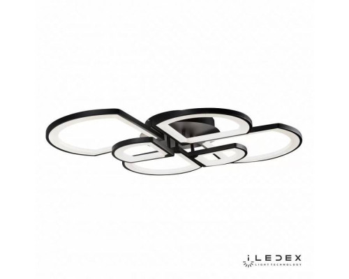 Потолочная люстра iLedex River черная 6882/6 BK