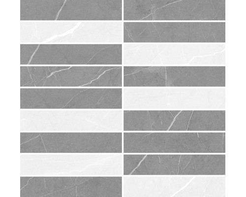 Rubio Мозаика микс серый 28,6х29,8