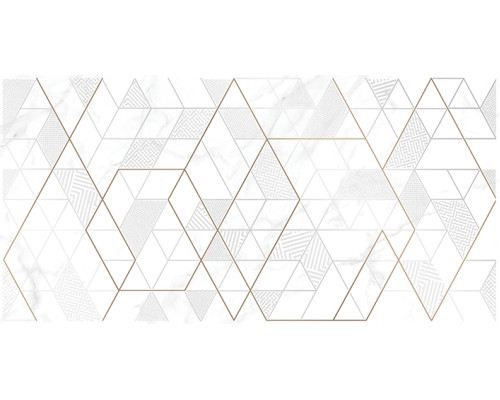 Calacatta Вставка белая ромбы  KT2L052DT-36 29,8х59,8