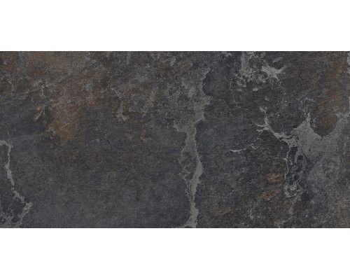 Blaze Nero Керамогранит графитовый 60х120 Сатинированный Карвинг