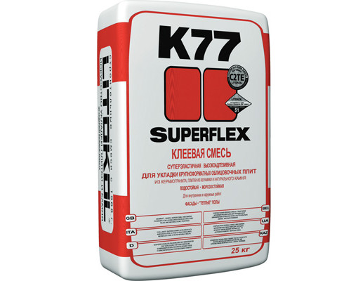SuperFlex K77 клеевая смесь 25kg