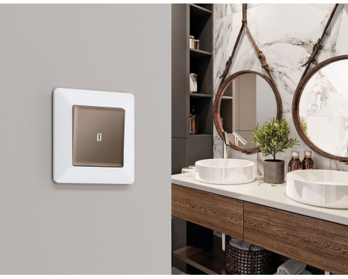 Рамка на 2 поста Ambrella Volt Line AF110122