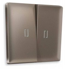 Клавиши для выключателя двухклавишного c подсветкой Ambrella Volt Quant AP6340