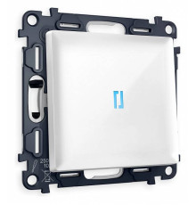 Выключатель одноклавишный с подсветкой без рамки Ambrella Volt Quant MA102020