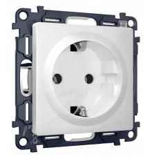 Розетка с заземлением, без рамки Ambrella Volt Quant MA126010