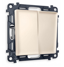 Выключатель проходной двухклавишный Ambrella Volt Quant MA323020