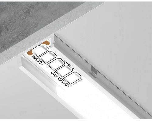 Профиль накладной Ambrella Light GP GP1700WH