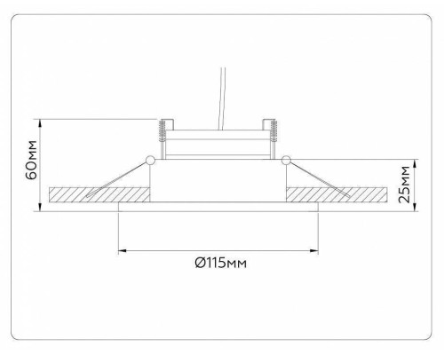 Встраиваемый светильник Ambrella Light TN TN52335