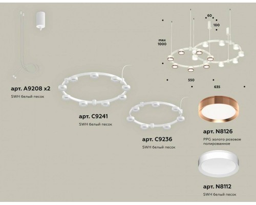 Подвесная люстра Ambrella Light XR XR92081200