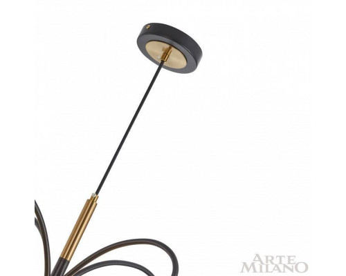 Подвесная люстра Arte Milano Neapolis-73808 5 ламп 273808/4+1 BK/GD