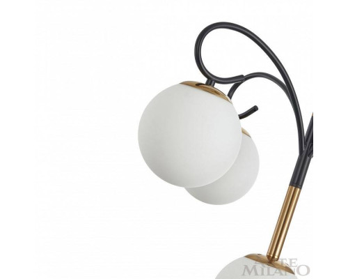 Подвесная люстра Arte Milano Neapolis-73808 5 ламп 273808/4+1 BK/GD