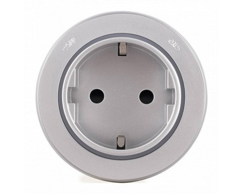 Розетка с заземлением на треке Arte Milano Am-track-sockets-39 397951TS/ES Silver