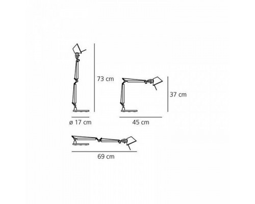 Настольная лампа офисная Artemide  A011810