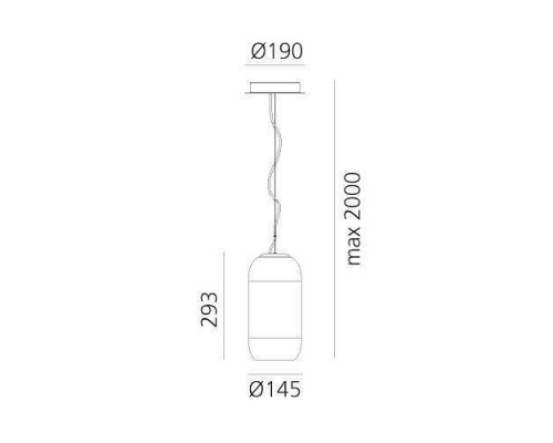 Подвесной светильник Artemide Gople 1406040A