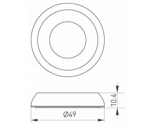 Рамка на 1 пост Arlight Deck 024932