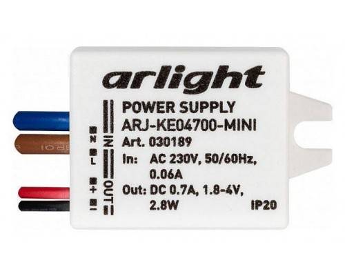 Блок питания с проводом Arlight ARJ 030189