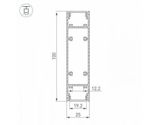 Профиль универсальный Arlight SL-LINE 033735