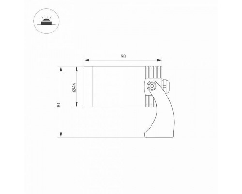 Светильник на штанге Arlight KT-WATER 047733