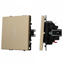 Выключатель проходной одноклавишный без рамки Arlight SWT 054262