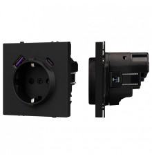 Розетка с заземлением и 2хUSB type A, без рамки Arlight SCT 054285