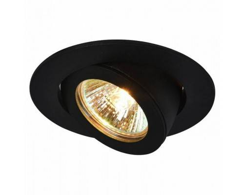 Встраиваемый светильник Arte Lamp Accento A4009PL-1BK