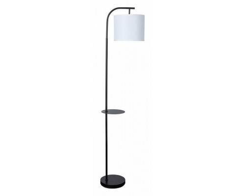 Торшер с подсветкой Arte Lamp Connor A4053PN-1BK