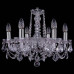 Подвесная люстра Bohemia Ivele Crystal 1402 1402/6/160/Ni/Leafs