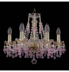 Подвесная люстра Bohemia Ivele Crystal 1410 1410/6/160/G/V7010