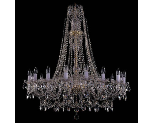 Подвесная люстра Bohemia Ivele Crystal 1411 1411/16/400/XL-115/G