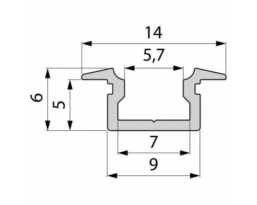 Профиль накладной Deko-Light ET-01-05 975083