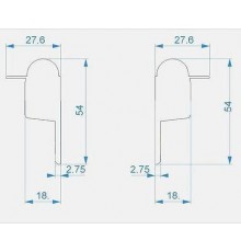 Набор из 10 заглушек для профиля Deko-Light R-EL-03-10 979710