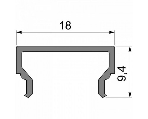 Профиль накладной Deko-Light H-01-12 984024