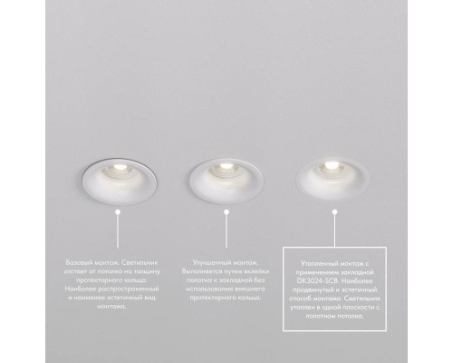 Рамка на 1 светильник Denkirs SCB DK3024-SCB