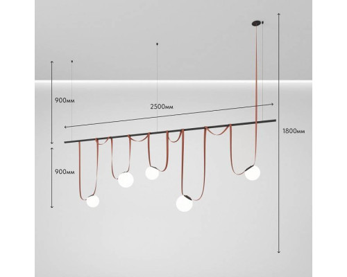 Комплект трековой системы Denkirs Belty SET DK55SET08-01-BR