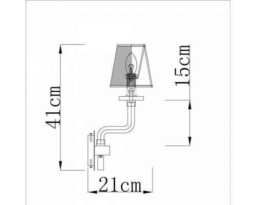 Бра Divinare Palermo 1700/02 AP-1