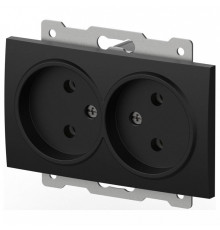 Розетка двойная без заземления, без рамки Elbi Eleсtriс Zena Vega 609-014800-908