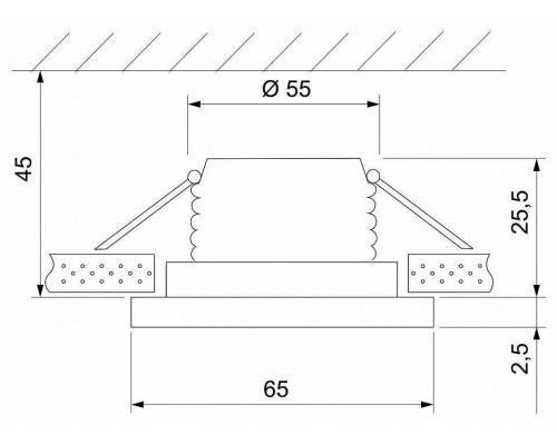 Встраиваемый светильник Elektrostandard 15272/LED a056030