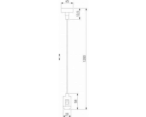 Подвес для трека Elektrostandard Esthetic Magnetic a065438