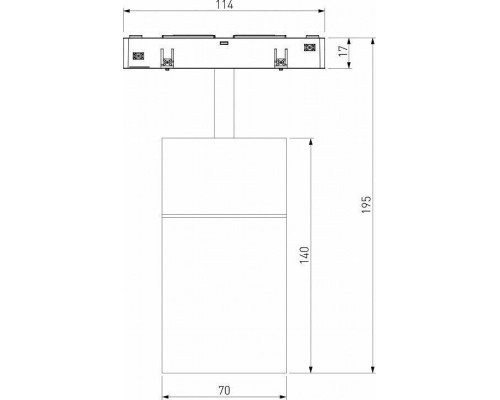 Светильник на штанге Elektrostandard Slim Magnetic a066518