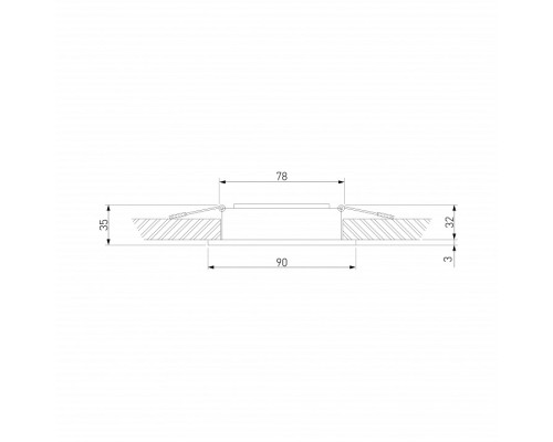 Встраиваемый светильник Elektrostandard Tetro 15276/LED