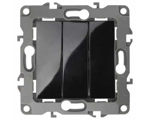 Выключатель трехклавишный без рамки Эра Эра 12 12-1107-06