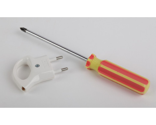 Вилка прямая без заземления Эра  V1