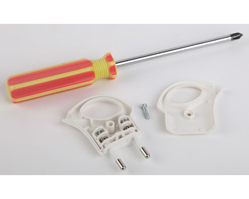 Вилка прямая без заземления Эра  V1