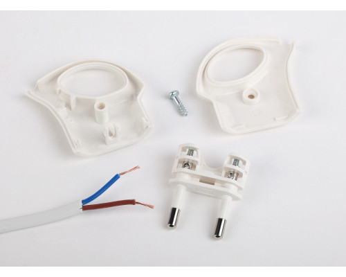 Вилка прямая без заземления Эра  V1