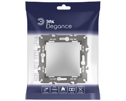 Переключатель перекрестный одноклавишный без рамки Эра Эра Elegance 14-1108-03